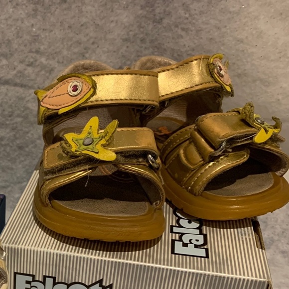 Falcotto leather baby sandals - Picture 3 of 4